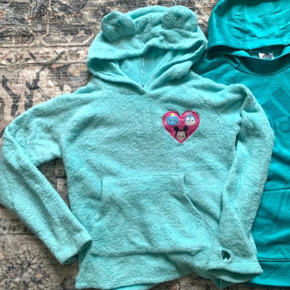Girls ADIDAS LOT Hooded Sweatshirt/Zip Up Bundle•Size 10/12/14 - Picture 8 of 12